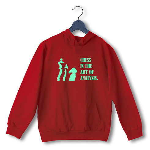 Quirkipedia Chess is the art of analysis Chess Sports, Hooded SweatShirts